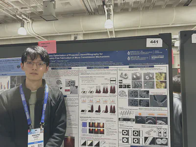 Me at the poster session